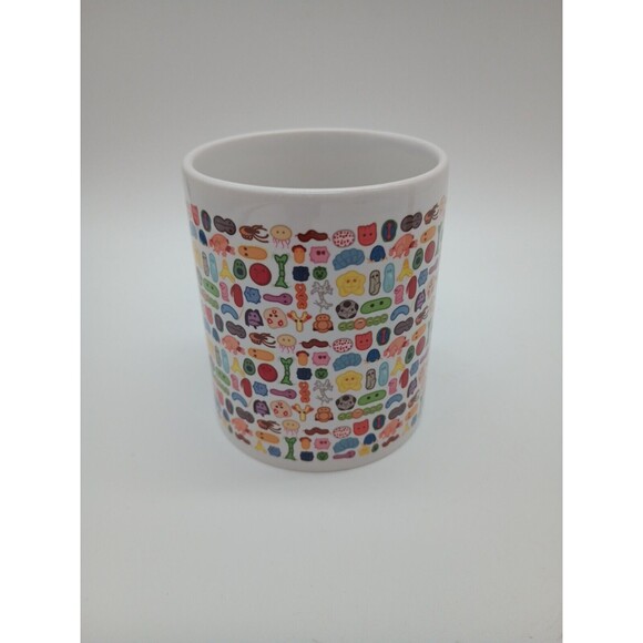 GIANTmicrobes 10 oz Mug Colorful Microbes Novelty Water bears Tardigrade - Picture 2 of 9